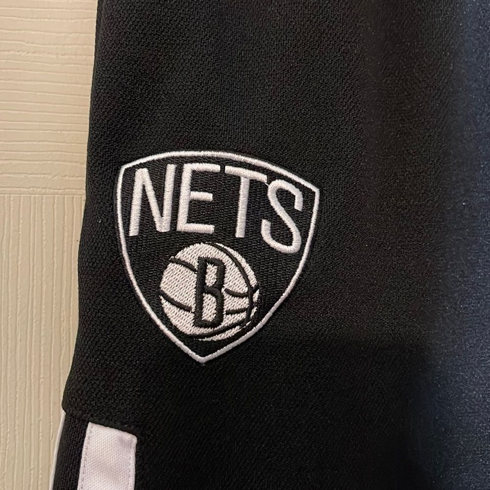 Adidas NBA Brooklyn Nets Track Pants Boys Large - Picture 9 of 16